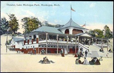 Lake Michigan Park - OLD POST CARD